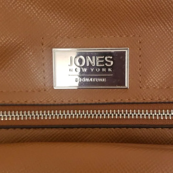 Jones New York Signature Tan Backpack Silver Hardware - Picture 2 of 14